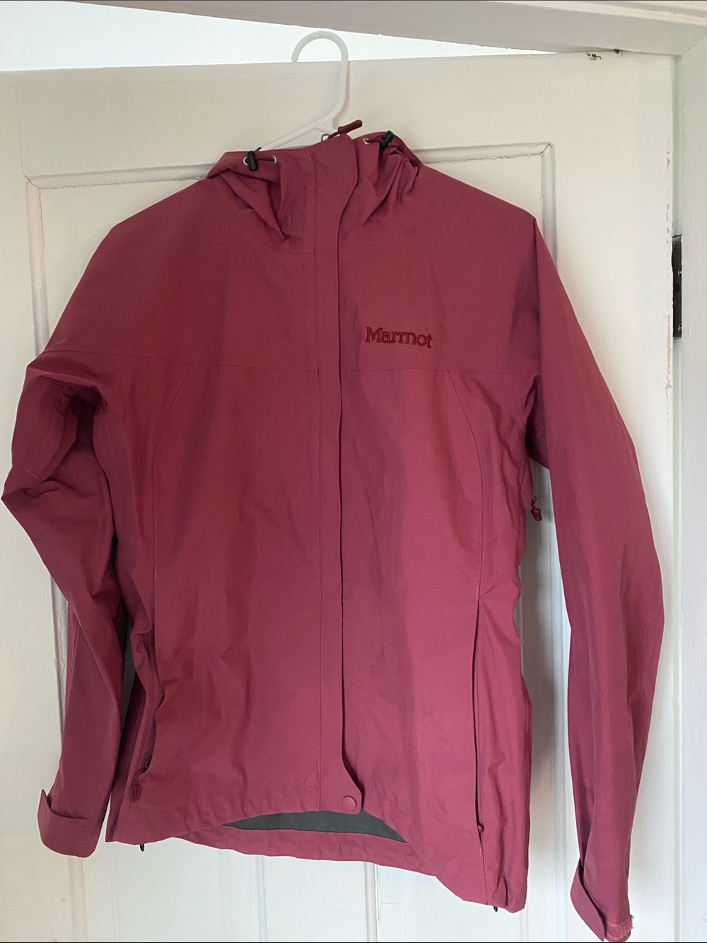 Marmot Women's Hooded Waterproof Jacket - Rose